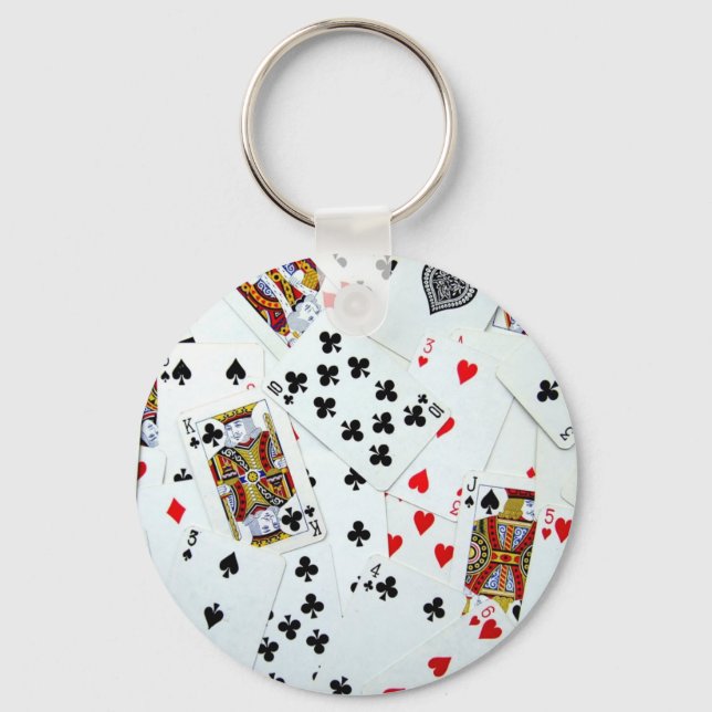 Playing Card games Key Ring (Front)