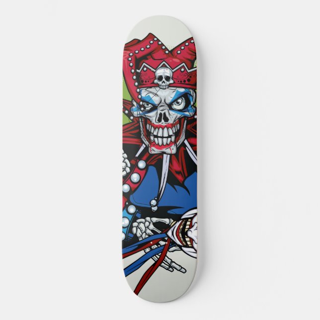 Playing card, Joker   Skateboard (Front)