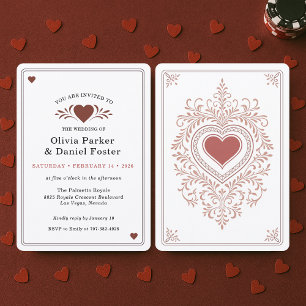 Playing Card Las Vegas Casino Wedding