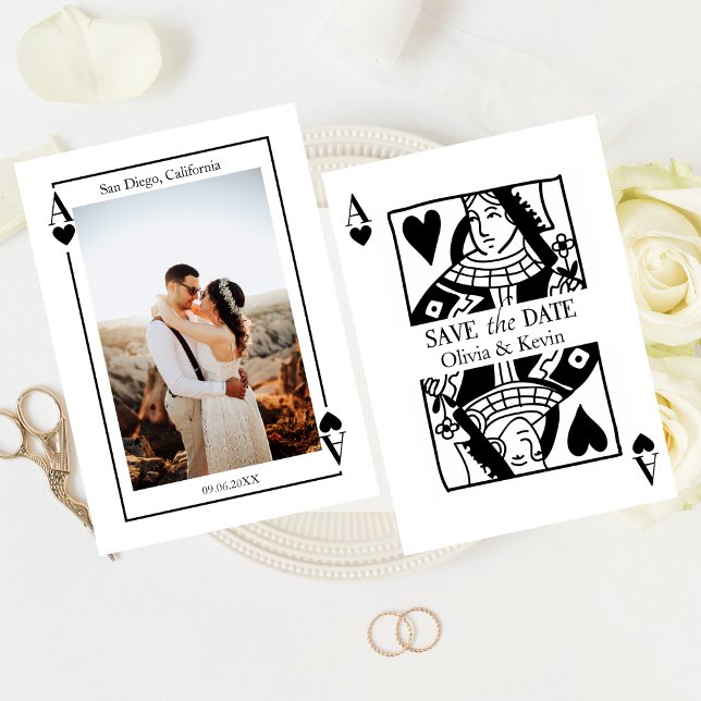 Playing Card Las Vegas Save the Date Wedding  (Creator Uploaded)