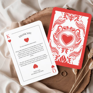 Playing Card Las Vegas Wedding 