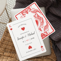 Playing Card Las Vegas Wedding Save the Date