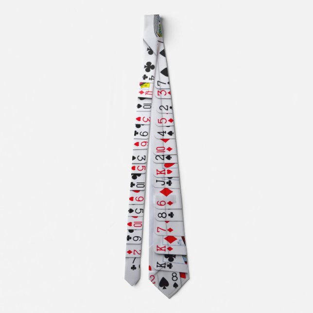 Playing Card Necktie (Back)