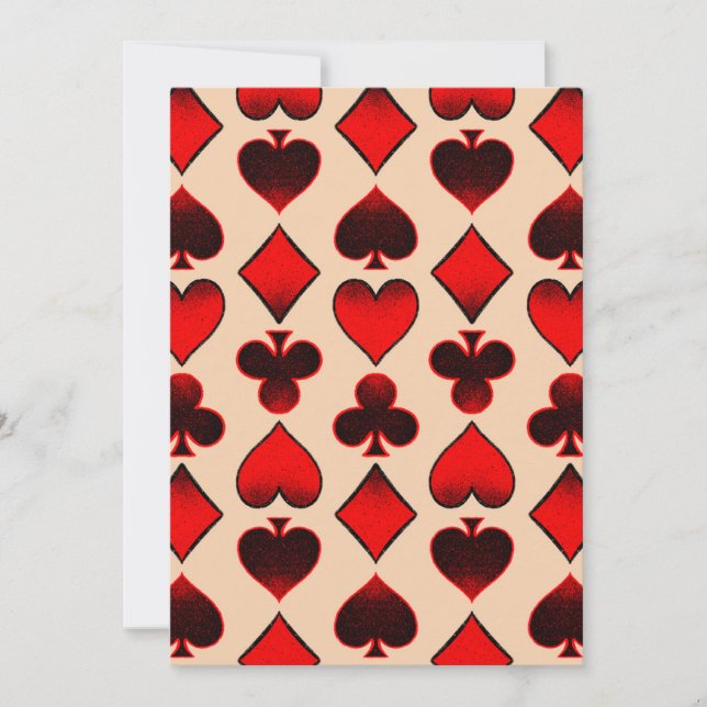 Playing card pattern (Front)