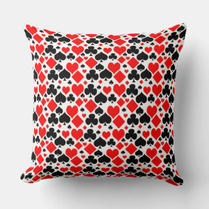 Playing Card Suit Pattern Cushion