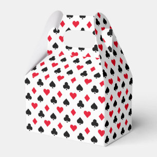 Playing Card Suit Pattern Favour Box