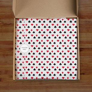 Playing Card Suit Pattern Tissue Paper