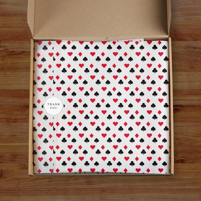 Playing Card Suit Pattern Tissue Paper (Creator Uploaded)