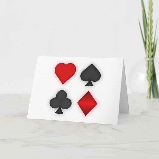 Playing Card Suits: (Front)