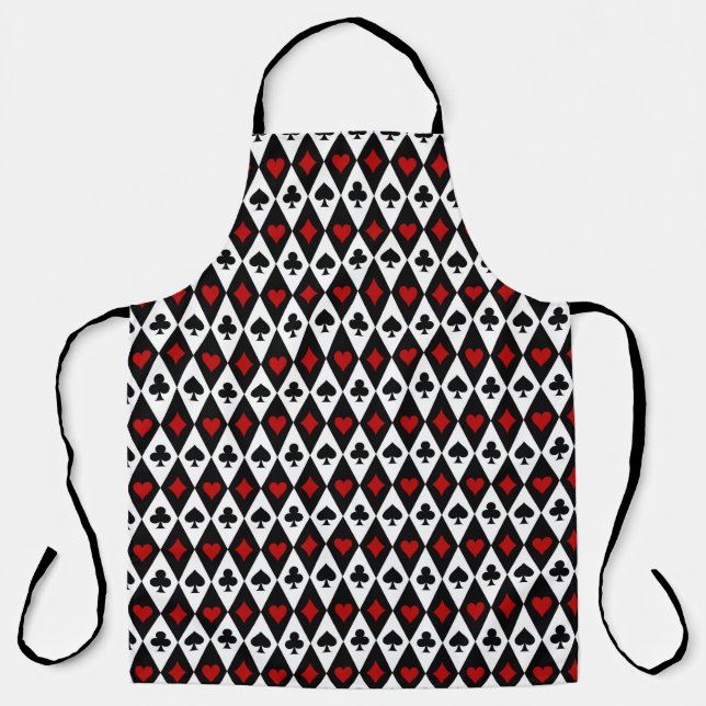 Playing Card Suits Casino  Apron (Front)