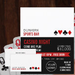 Playing Card Suits, Casino Night, Gaming Industry<br><div class="desc">Playing Card Suits,  Casino Night,  Gaming Industry Advertising Flyers By The Business Card Store.</div>