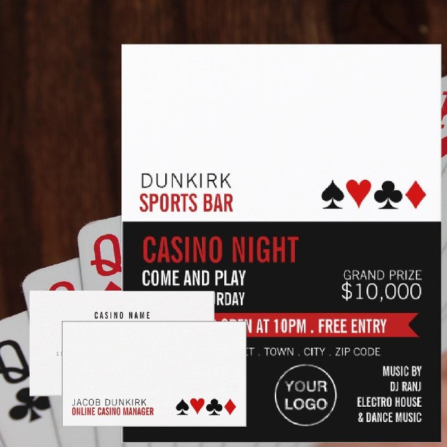 Playing Card Suits, Casino Night, Gaming Industry (Creator Uploaded)