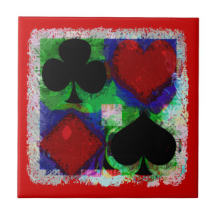PLAYING CARD SUITS DESIGN Tile