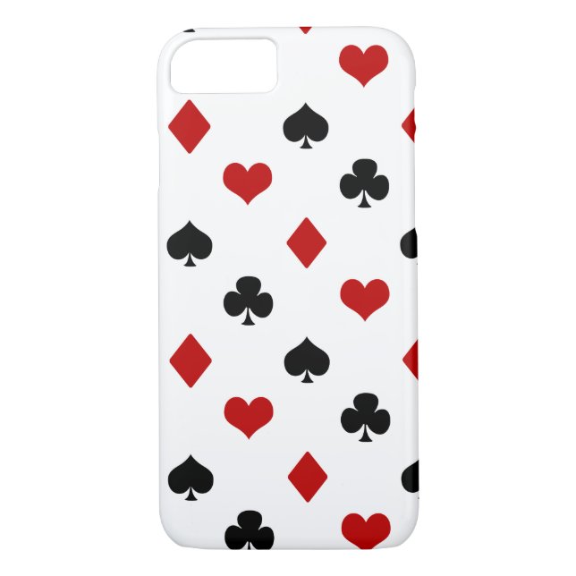 Playing Card Suits | Poker Theme | Case-Mate iPhone Case (Back)