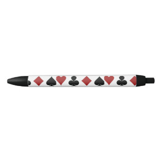 Playing Card Suits Thunder_Cove Black Ink Pen