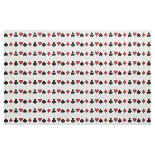 Playing Card Suits Thunder_Cove  Fabric (Fat Quarter)