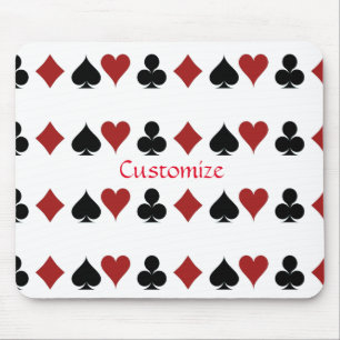 Playing Card Suits Thunder_Cove Mouse Mat
