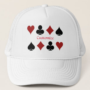 Playing Card Suits Thunder_Cove Trucker Hat