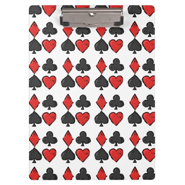 Playing Card Symbols   Clipboard (Front)