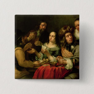 Playing Cards 15 Cm Square Badge