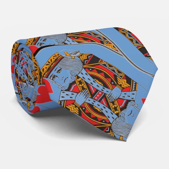 Playing Cards Abstract Tie (Rolled)