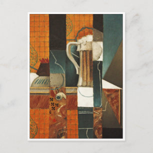 Playing Cards and Glass of Beer by Juan Gris
