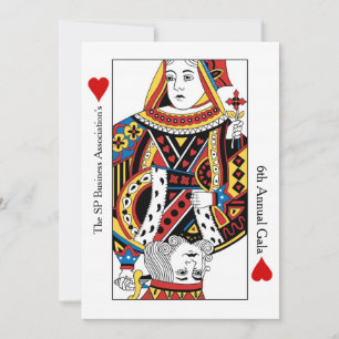 Playing Cards Annual Gala & Charity Auction Invite