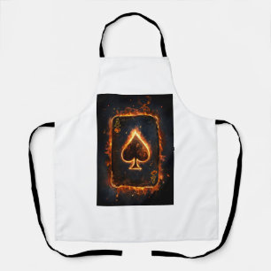 Playing cards. apron