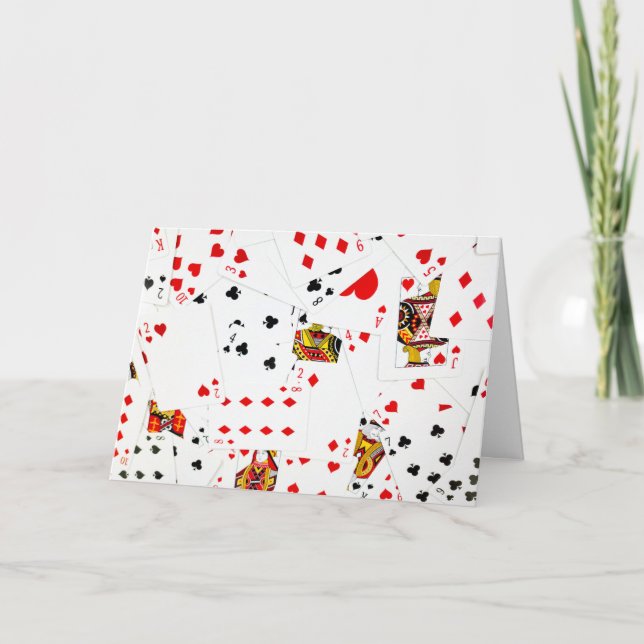 Playing Cards Birthday Humour (Front)