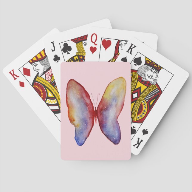 Playing Cards Butterfly Drawing (Back)