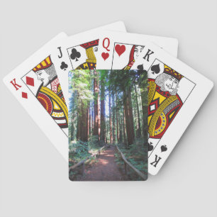 Playing Cards California Redwood Trail
