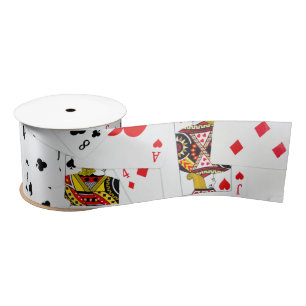 Playing Cards Collection Satin Ribbon