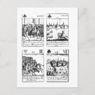 Playing cards commemorating