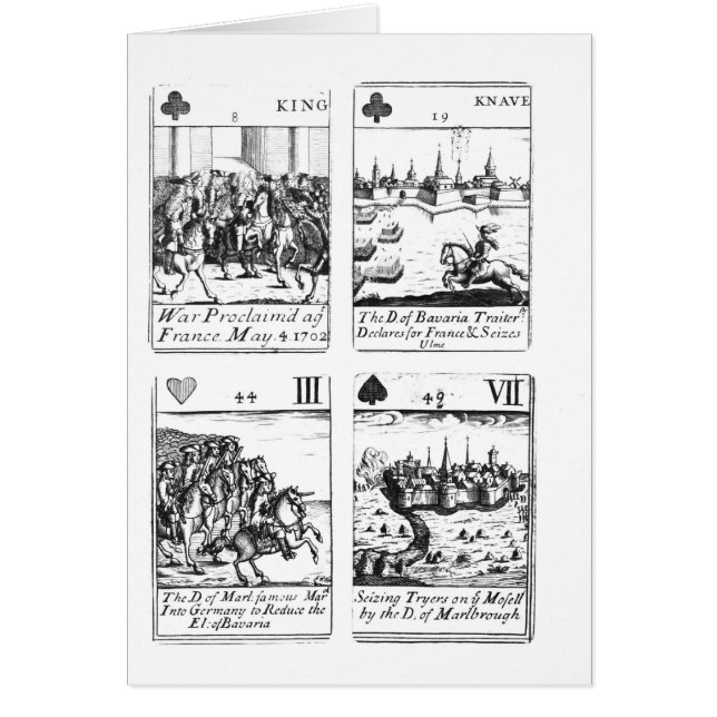 Playing cards commemorating (Front)