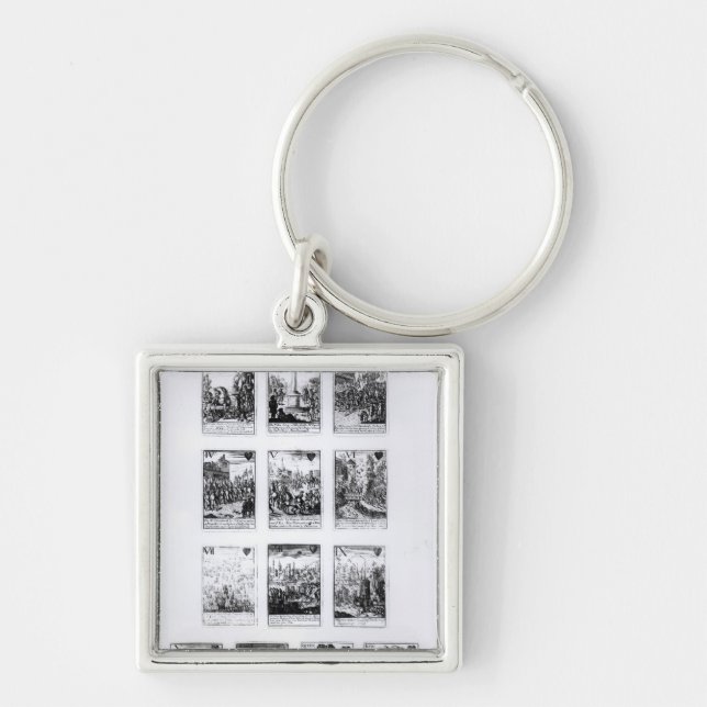 Playing cards commemorating key ring (Front)