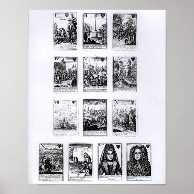 Playing cards commemorating poster (Front)