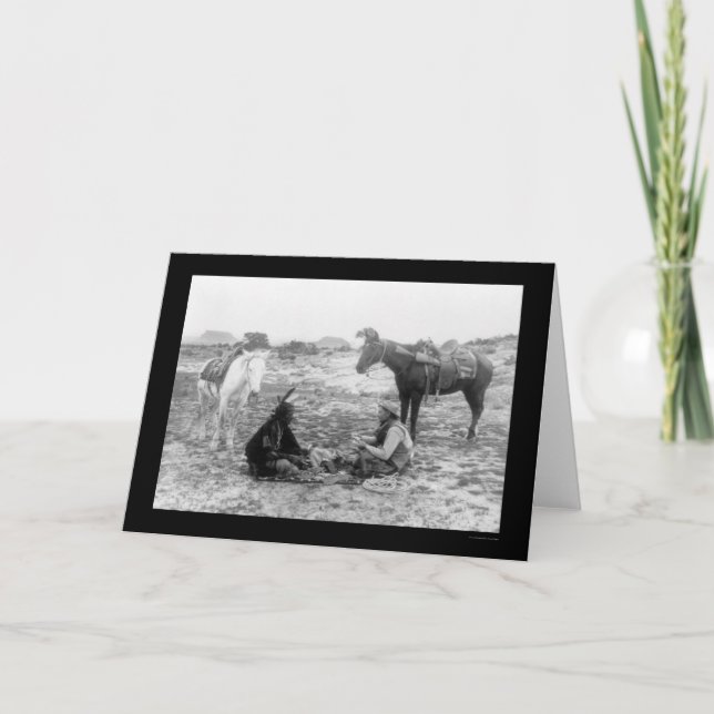 Playing Cards Cowboy and Indian 1915 (Front)