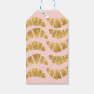 Playing Cards: Croissant Rose Watercolour  Gift Tags