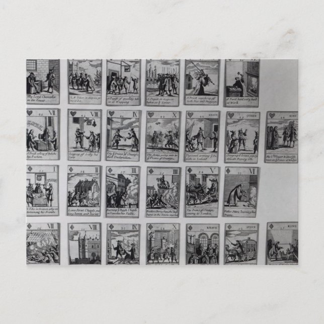 Playing cards depicting episodes (Front)