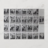 Playing cards depicting episodes