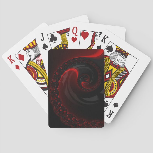 playing cards - F031 "Alien Invasion" (Back)