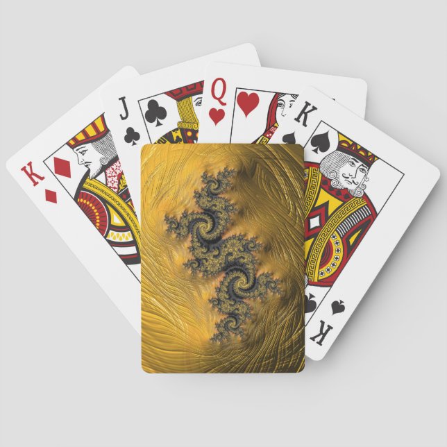 playing cards - F320 "Golden Dragon" (Back)