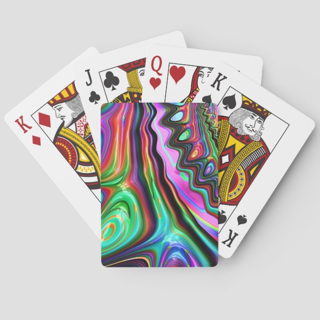 playing cards - F827 "Pinball" (Back)