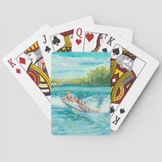 Playing cards for boaters, "tubing"
