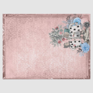 Playing Cards from Alice in Wonderland Pink Craft Tissue Paper