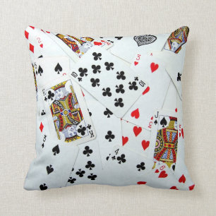 Playing Cards Games Room Poker Night Cushions