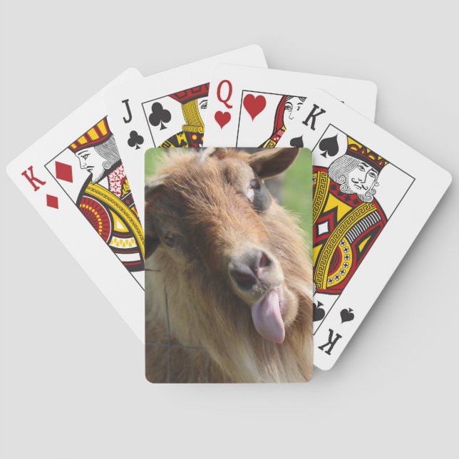 Playing Cards  "Goat Face" Themed (Back)
