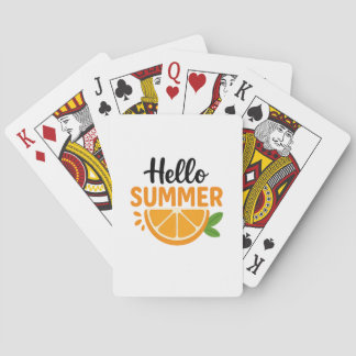Playing cards, Hello Summer  Cards