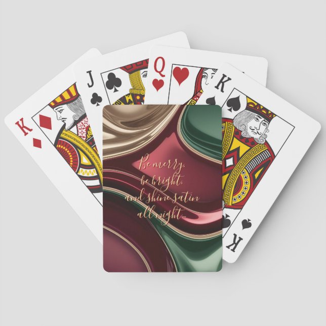 Playing cards in stylish abstract graphic (Back)