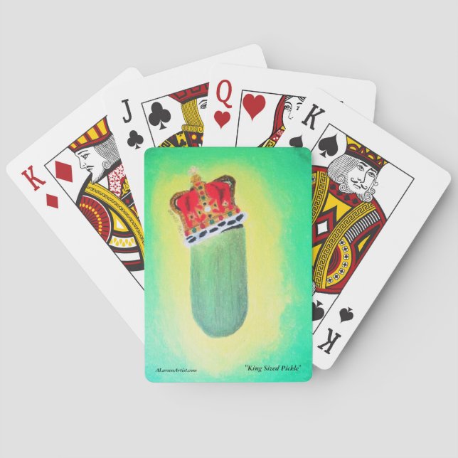 Playing Cards "King-Size Dill Pickle" Amber Larsen (Back)